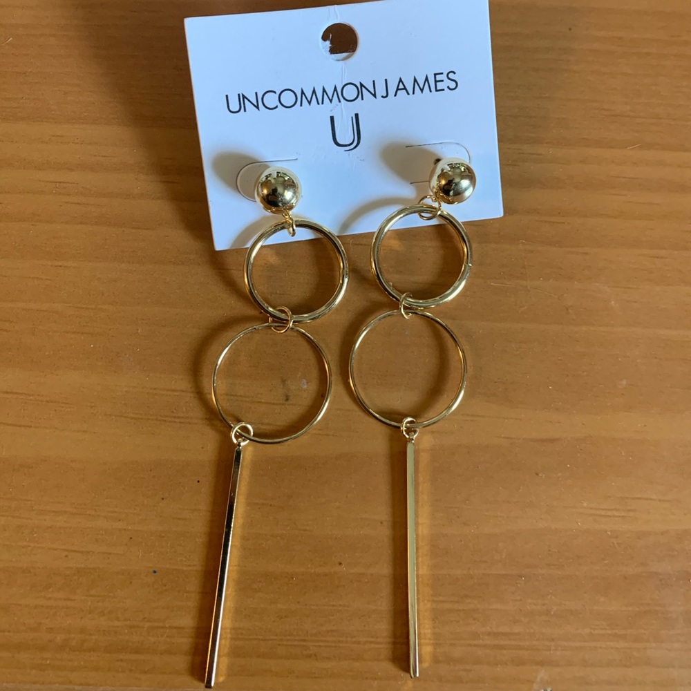 Gold earrings